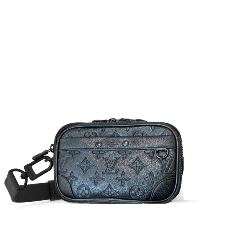 Louis Vuitton Nano Alpha Monogram Black 18Cm