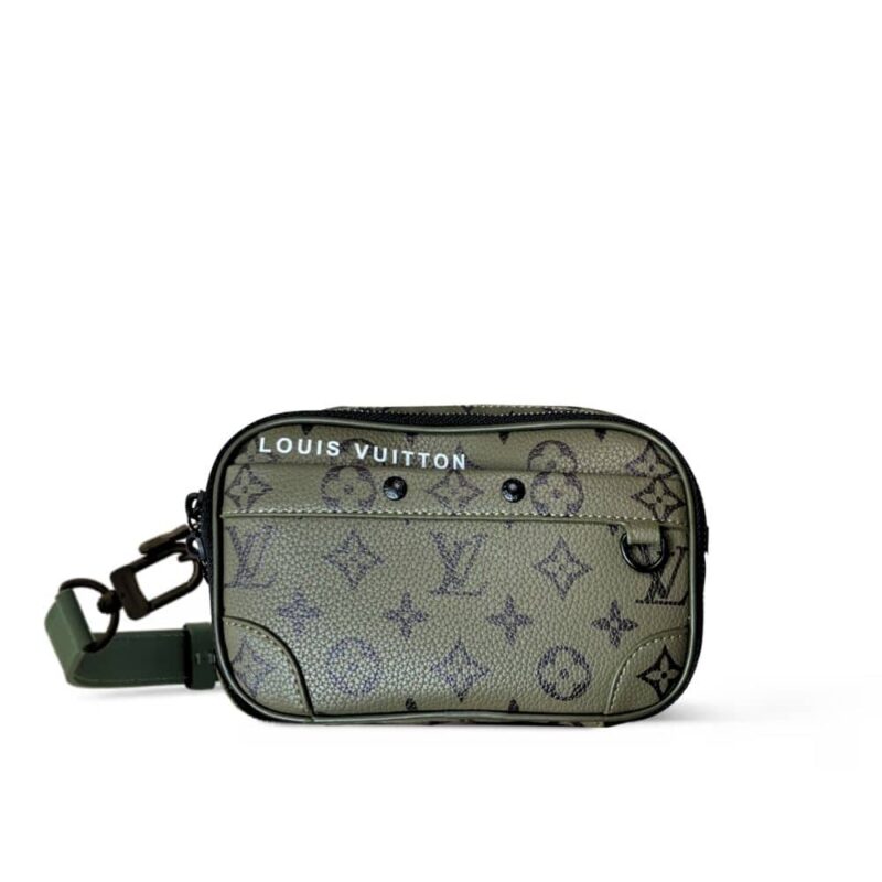 Louis Vuitton Alpha Wearable Wallet Green 18Cm
