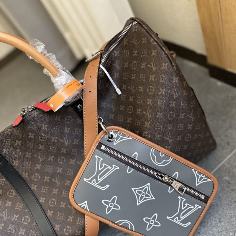 Alternative view of Louis Vuitton Keepall Bandouliere 50 Monogram Brown 50Cm