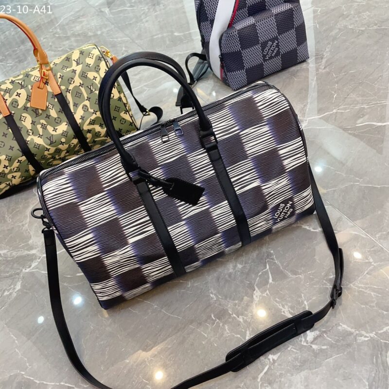 Alternative view of Louis Vuitton Keepall Bandouliere 55 Blue Moon 45Cm M23771