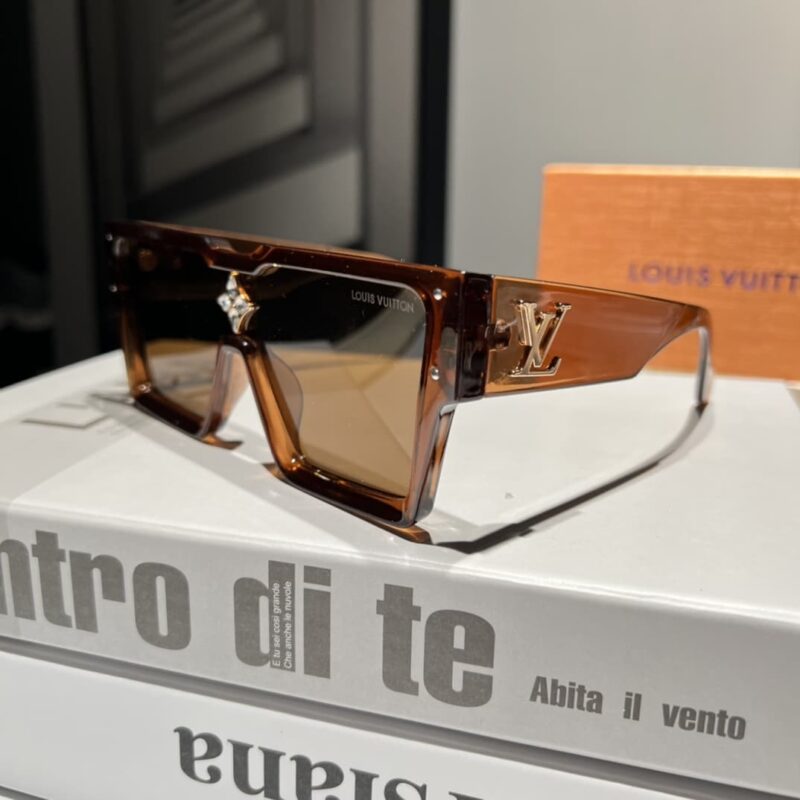 Alternative view of Louis Vuitton Cyclone Sunglasses Brown