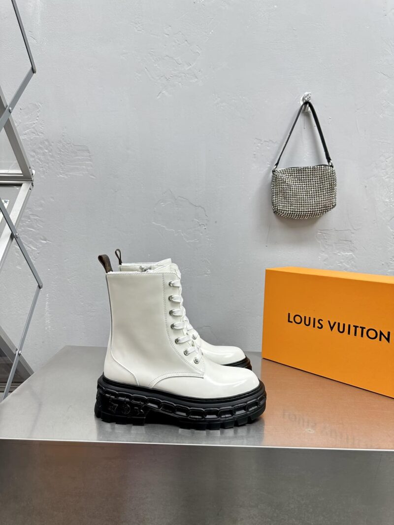 Alternative view of Louis Vuitton Lv Record Ranger Boot White