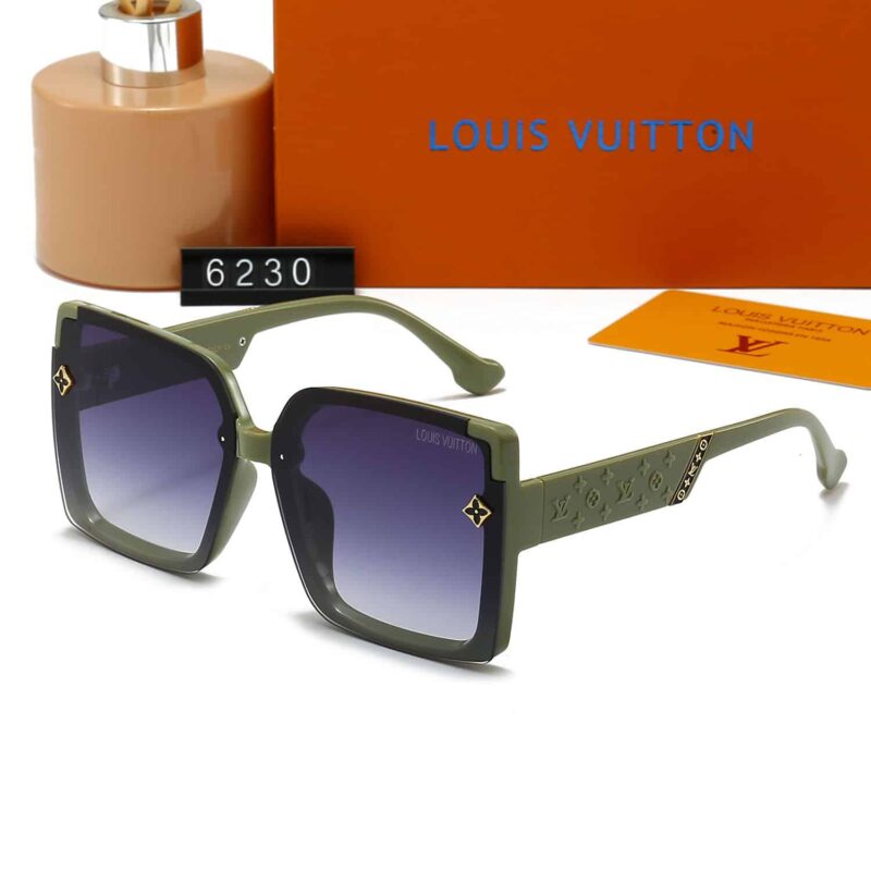 Alternative view of Louis Vuitton Monogram Square Glasses Green
