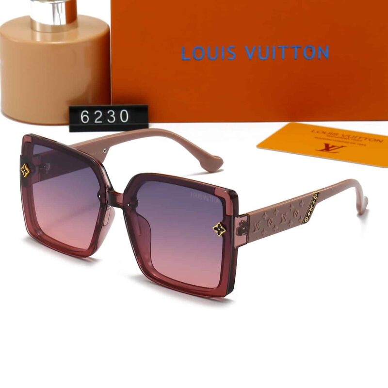 Alternative view of Louis Vuitton Monogram Square Glasses Purple