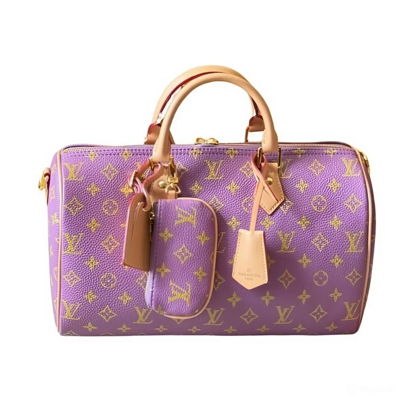 Louis Vuitton Speedy P9 Bandouliere Purple 35Cm
