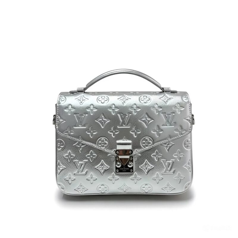 Louis Vuitton Pochette Métis Silver 25Cm