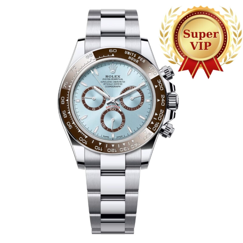 [Super Vip 1:1] Rolex Cosmograph Daytona Silver Blue 40Mm 126506 0002