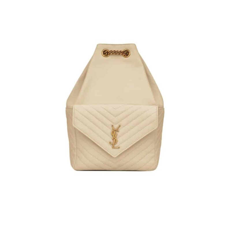 Saint Laurent Joe Backpack In Beige 29Cm 6726091El079207