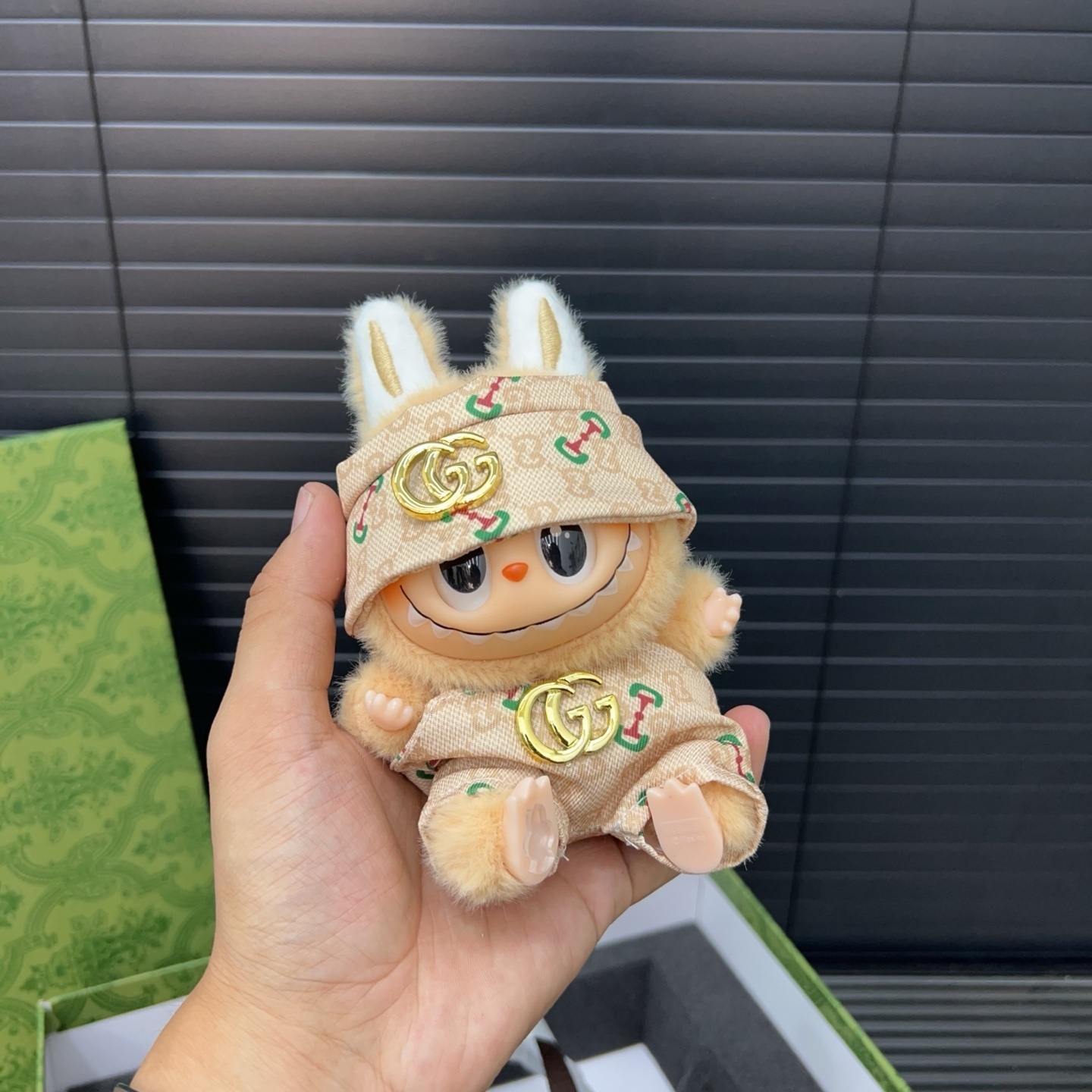 Gift Set: Gucci Neo Vintage Supreme Mini Tote Bag With Labubu Accessories And Bag Charm - Image 7
