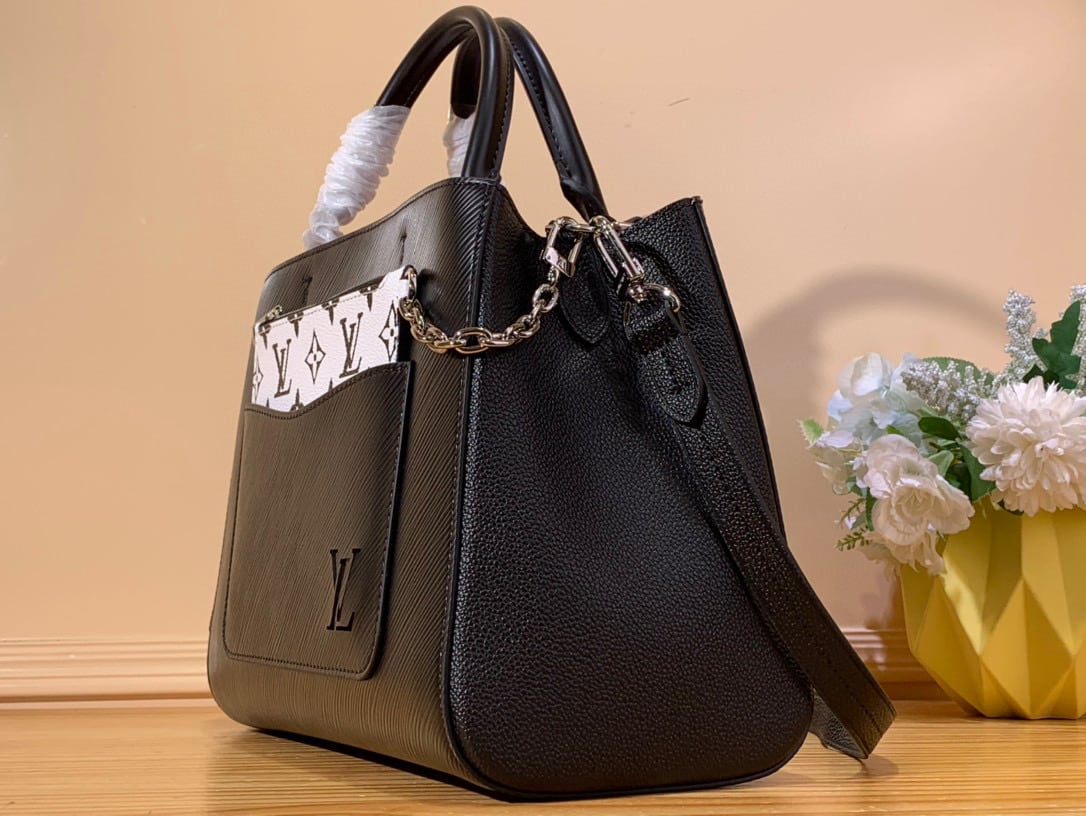 Louis Vuitton Marelle Tote MM 30Cm Black M59954 - Image 9