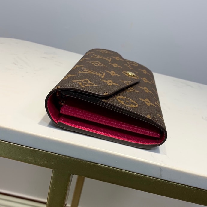 Louis Vuitton Sarah Wallet Fuchsia Pink 19Cm M62234 - Image 4