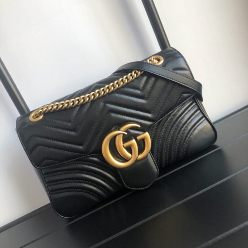 Alternative view of Summer Set: Gucci Marmont Medium Matelassé Shoulder Bag And Mamon Gg Gold Logo Belt