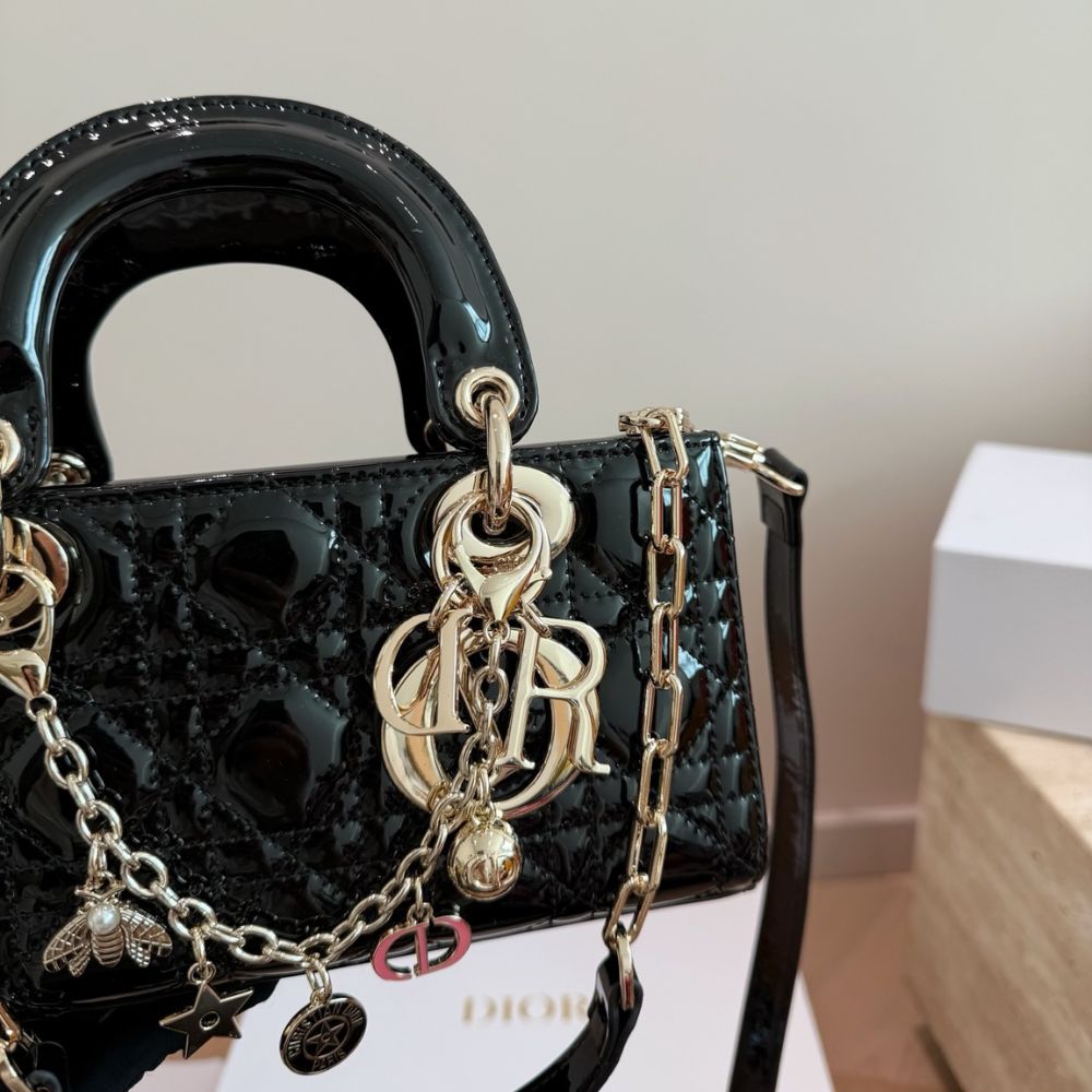 Dior Joy Gold Charm Edition Black 22Cm - Image 3