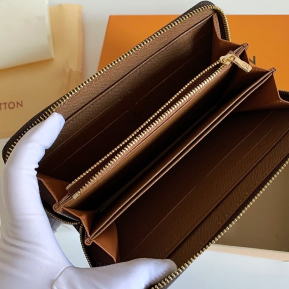 Iconic Set: Louis Vuitton Again Monogram And Monogram Zippy Long Wallet - Image 11