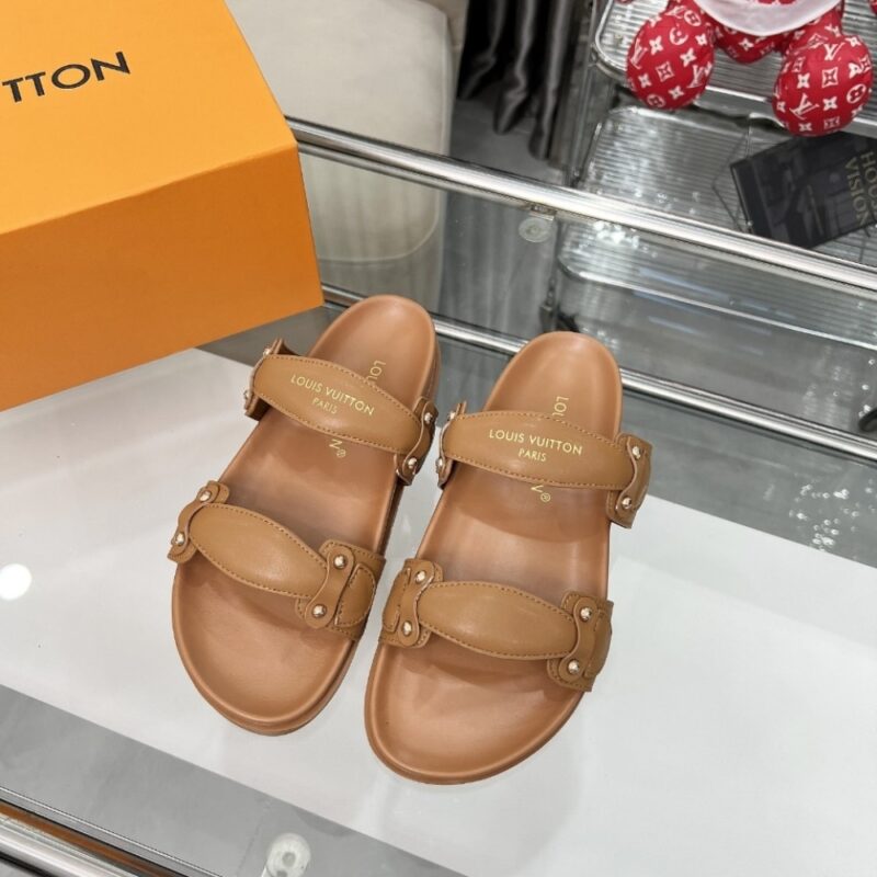 Alternative view of Louis Vuitton Bom Dia Comfort Mule Brown