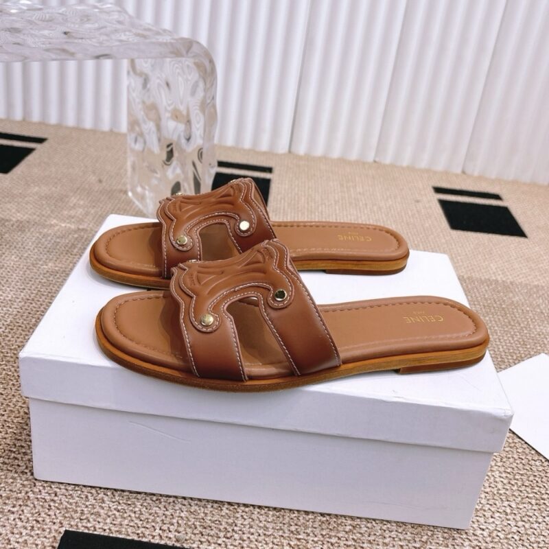 Alternative view of Celine Marina Mule Brown 364783767C 04Lu