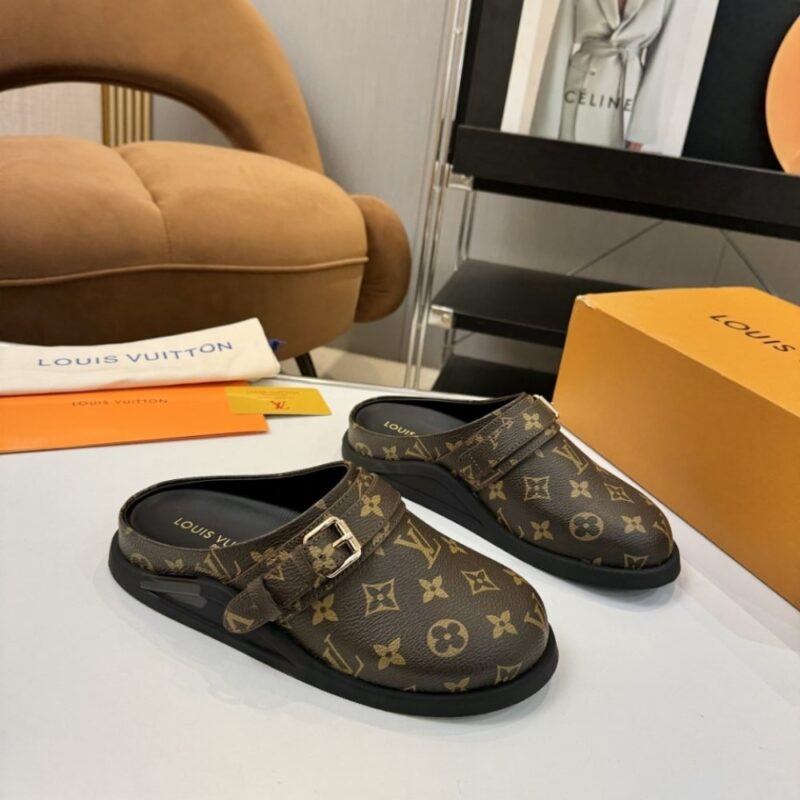 Alternative view of Louis Vuitton To Go Flat Comfort Clog Cacao Brown 1Ahmh5