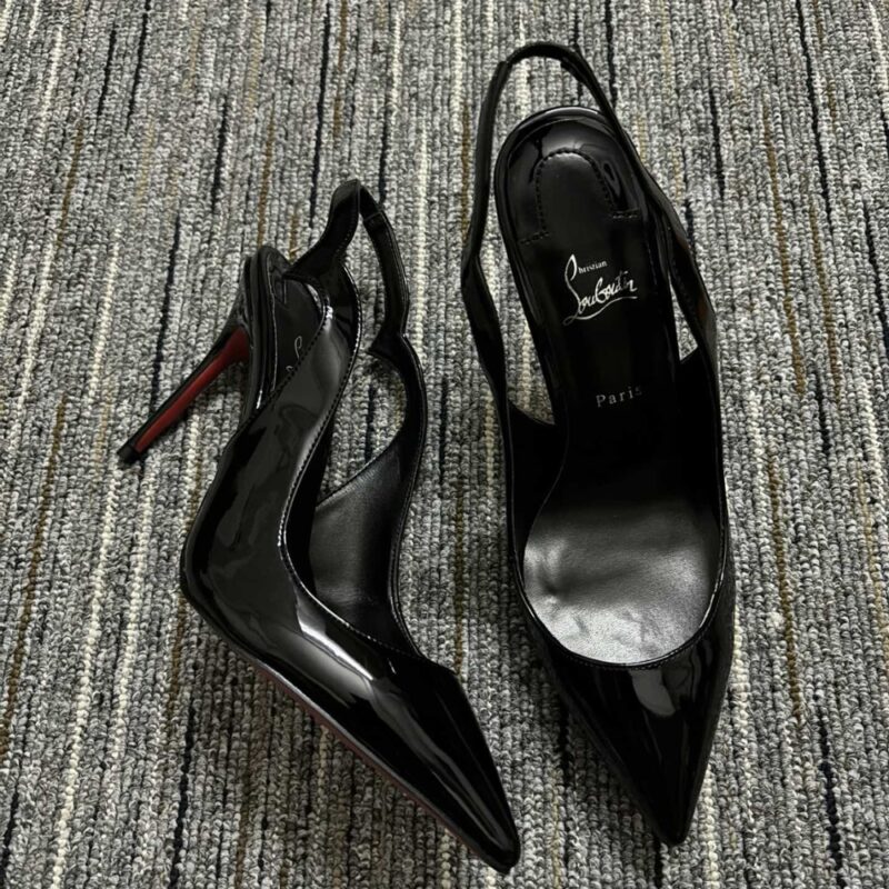 Alternative view of Christian Louboutin Hot Chick Sling Black 3230045B439