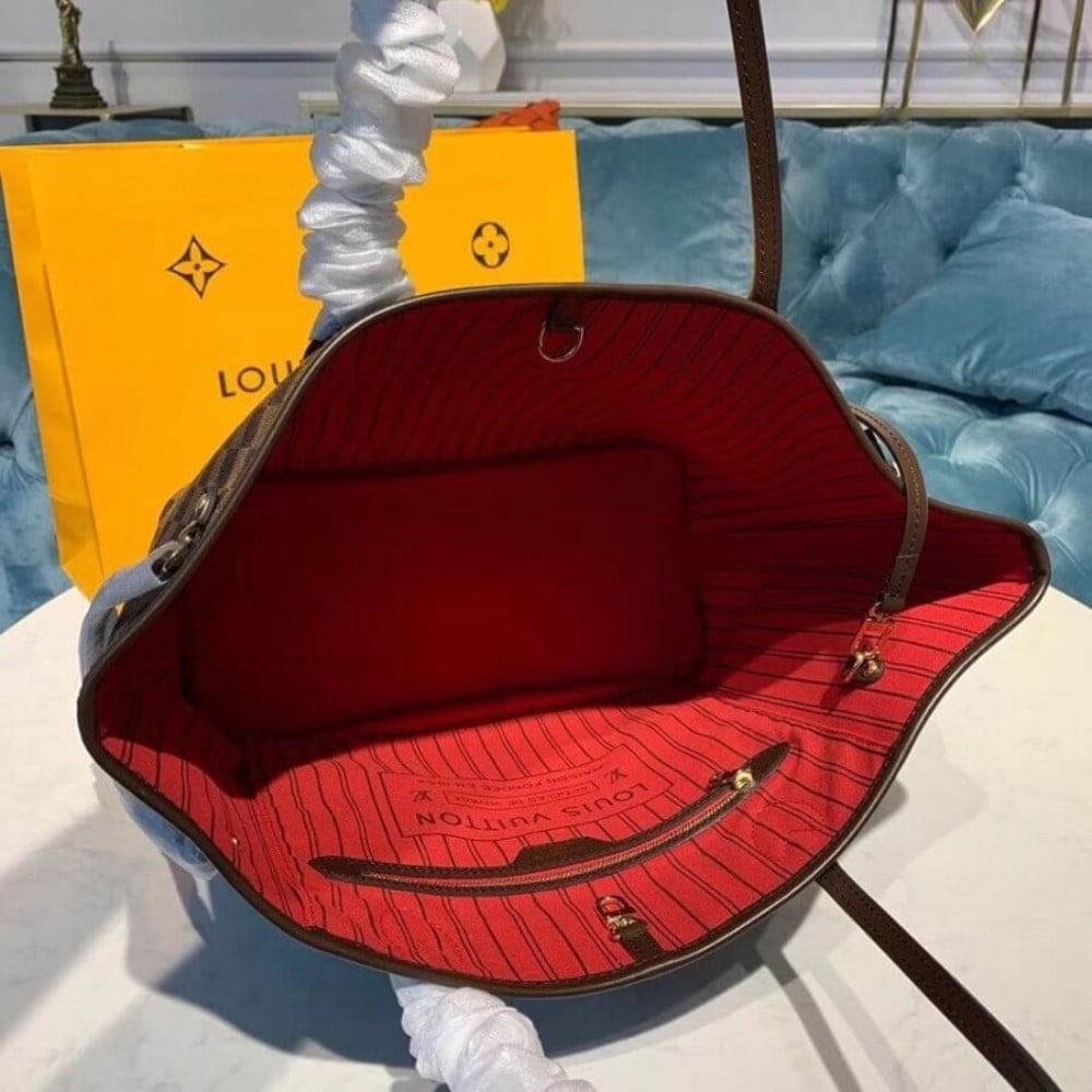 Louis Vuitton Neverfull MM Damier Ebene 31Cm N41358 - Image 4