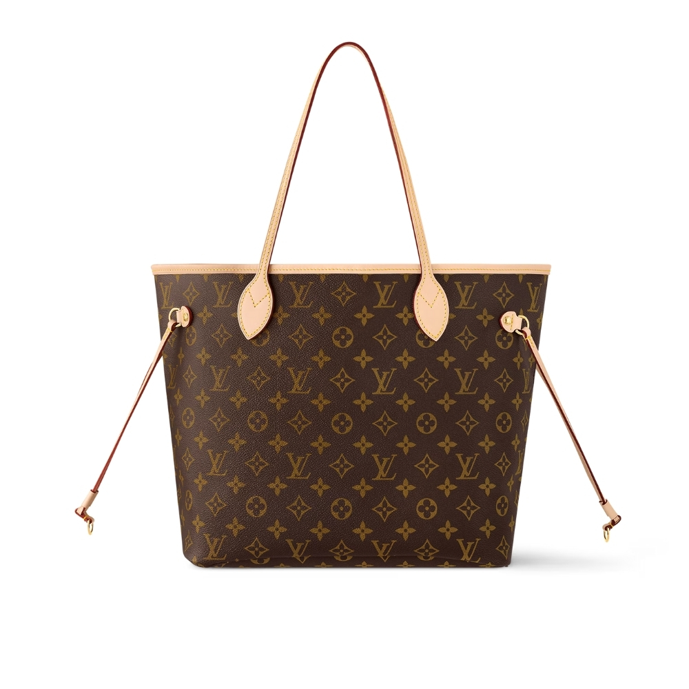 Louis Vuitton Neverfull MM Monogram Canvas Beige 31Cm M46975