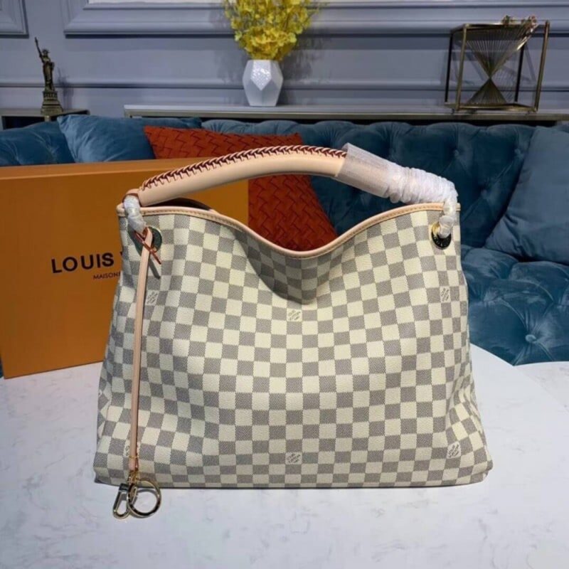 Alternative view of Louis Vuitton Artsy MM Damier Azur Canvas Cream 41Cm N40253