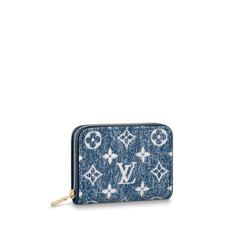 Louis Vuitton Zippy Coin Purse Navy Blue M81185