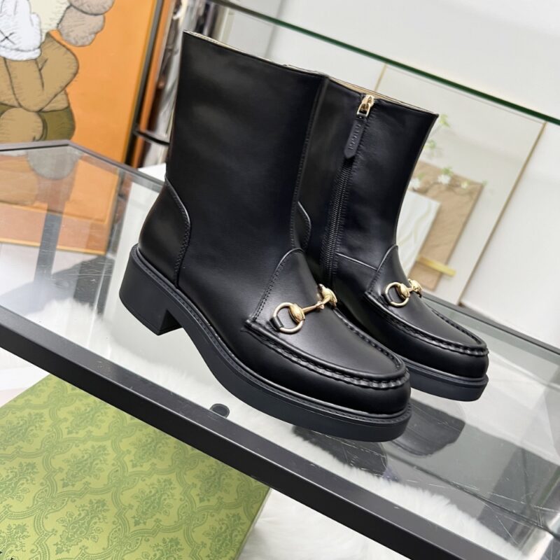 Alternative view of Gucci Women'S Horsebit Boot Black 798724 0Gq00 1000