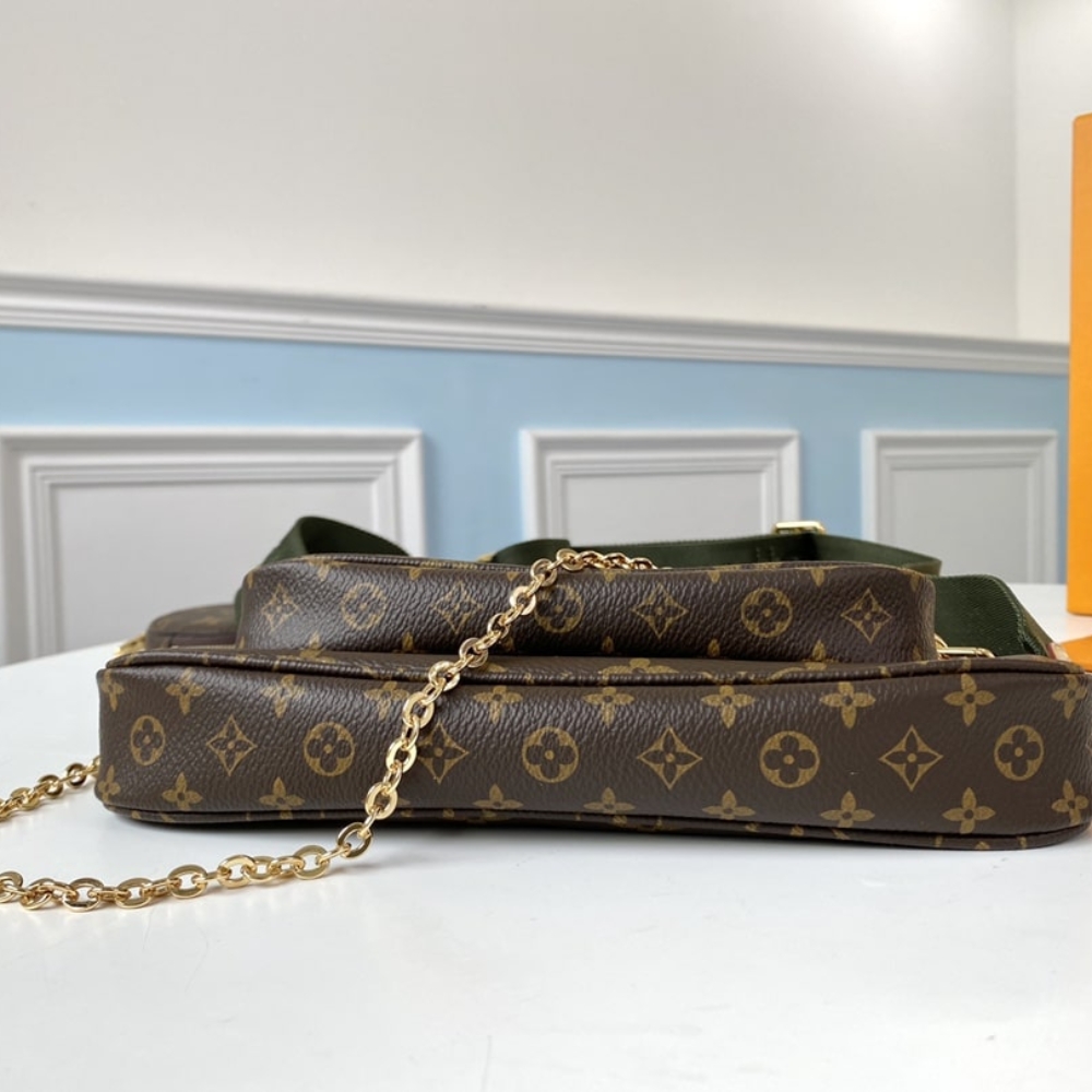 Louis Vuitton Multi Pochette Accessoires Khaki 24cm M44813 - Image 2