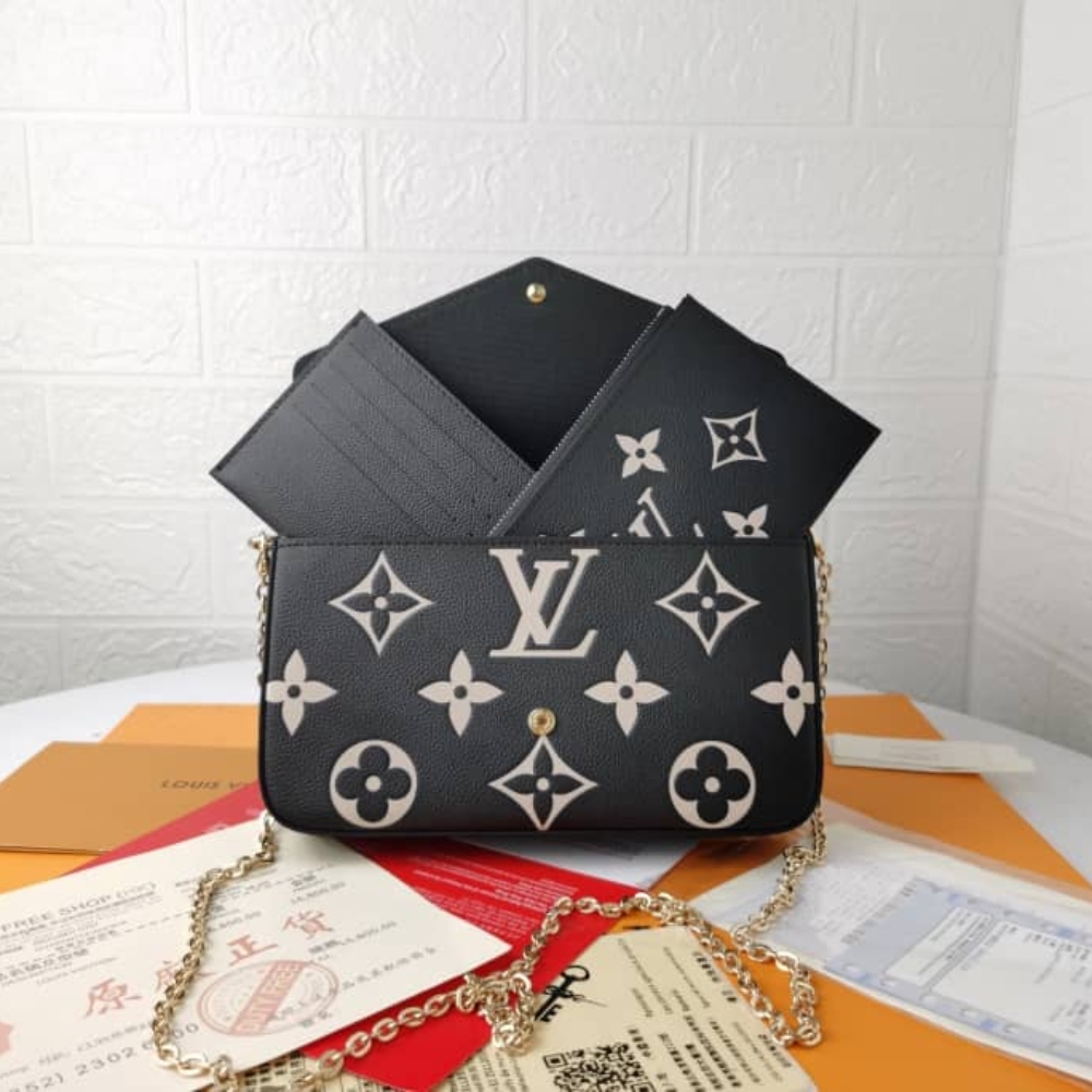 Louis Vuitton Pochette Félicie Black 21Cm M82479 - Image 7