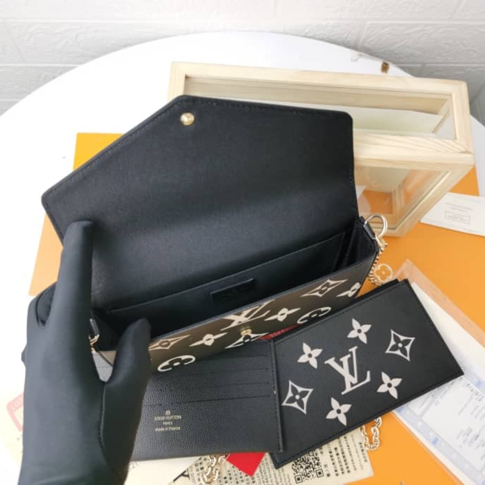 Louis Vuitton Pochette Félicie Black 21Cm M82479 - Image 8