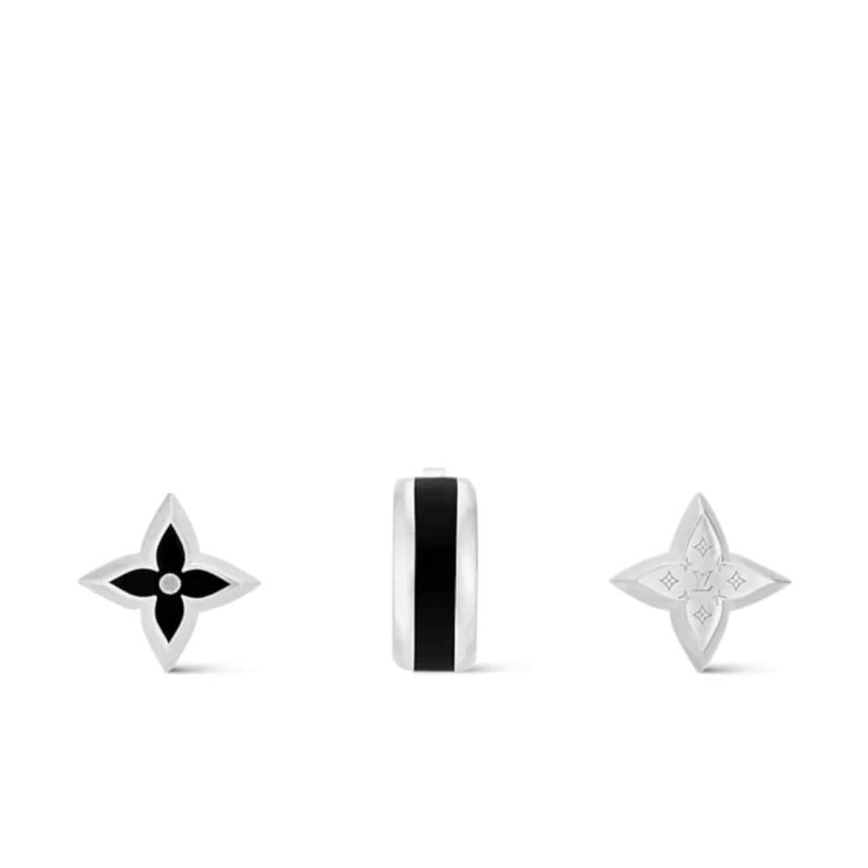 Louis Vuitton Lv Spike Earrings Silver M01718