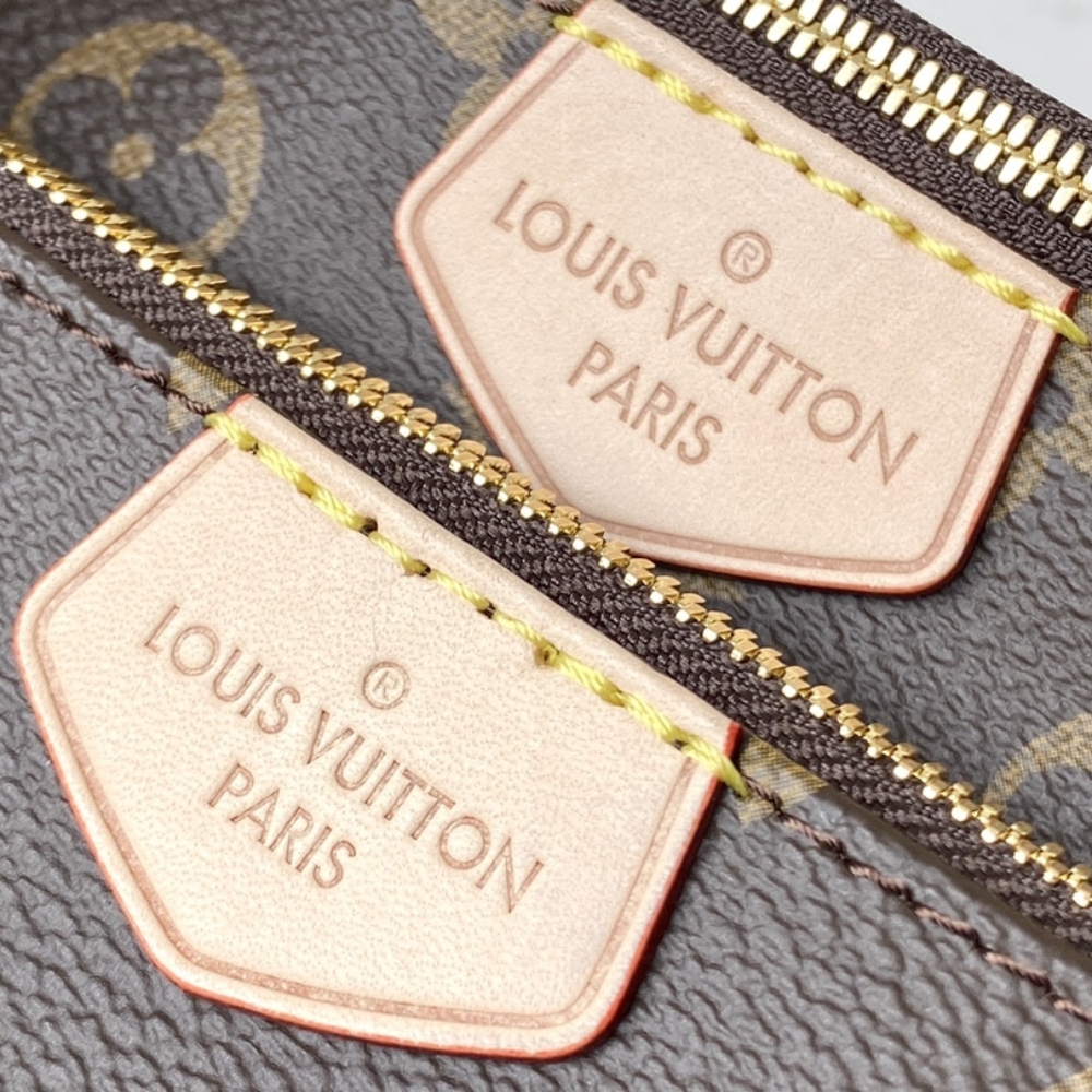 Louis Vuitton Multi Pochette Accessoires Khaki 24cm M44813 - Image 7
