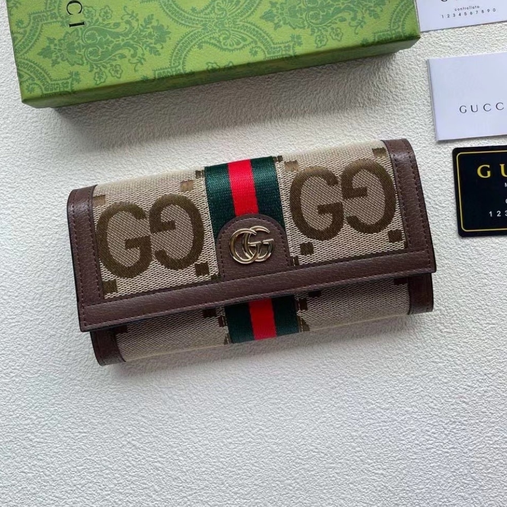 Iconic Set: Gucci Giglio Large Tote Bag And Ophidia Jumbo Gg Long Wallet - Image 6