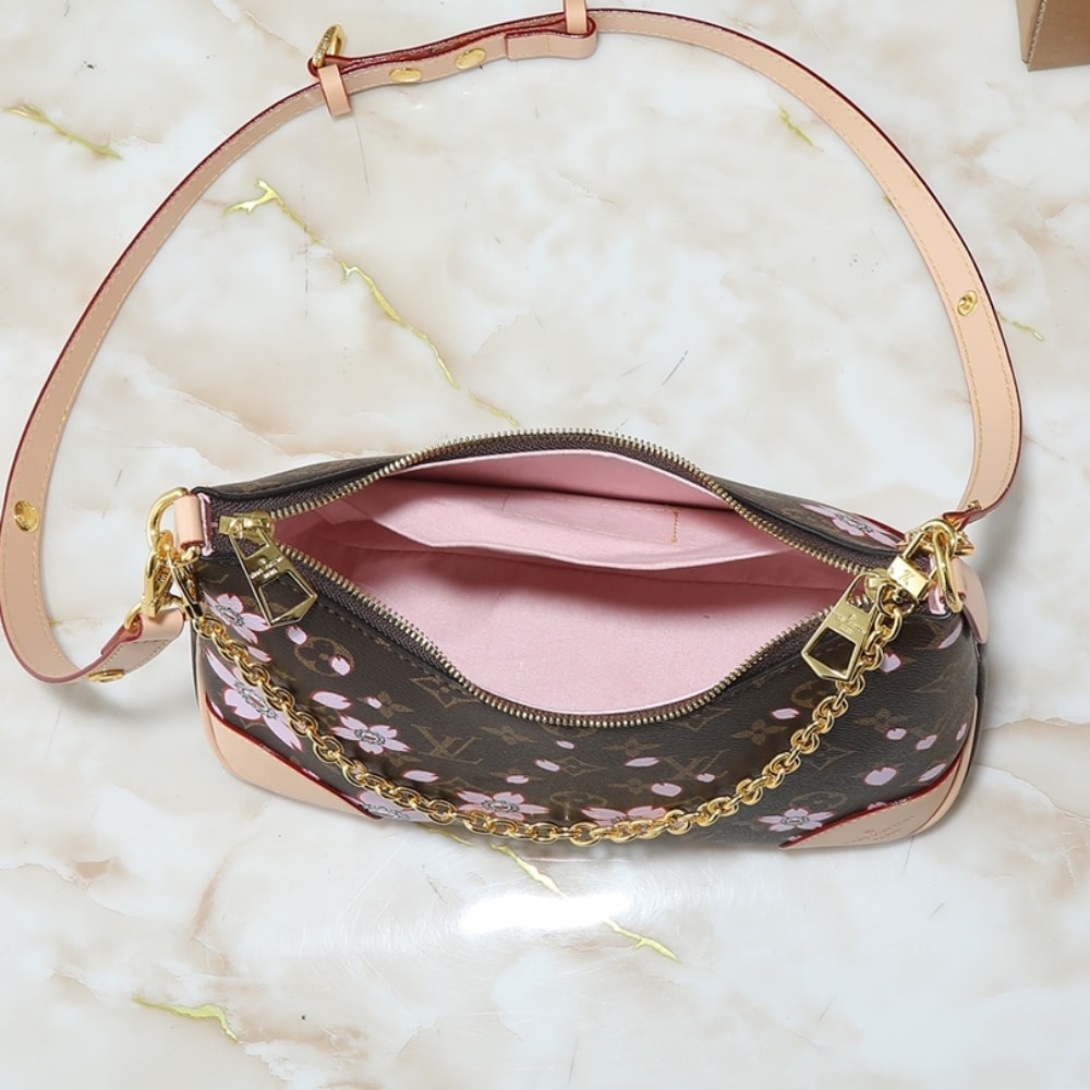 Iconic Set: Louis Vuitton X Takashi Murakami Boulogne Sakura And Victorine Wallet Sakura - Image 6
