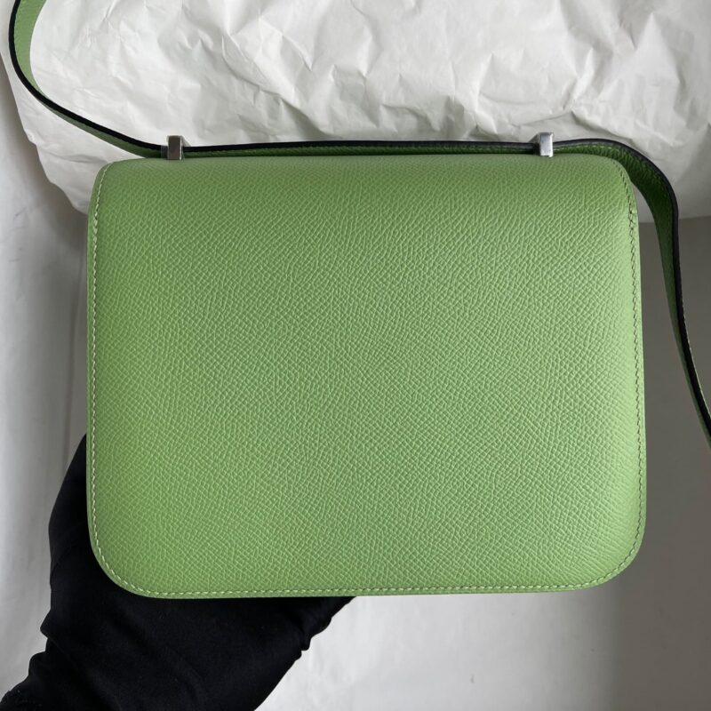 Alternative view of Hermes Constance Epsom 3I Avocado Green Crocodile And Lizard Buckle 18Cm