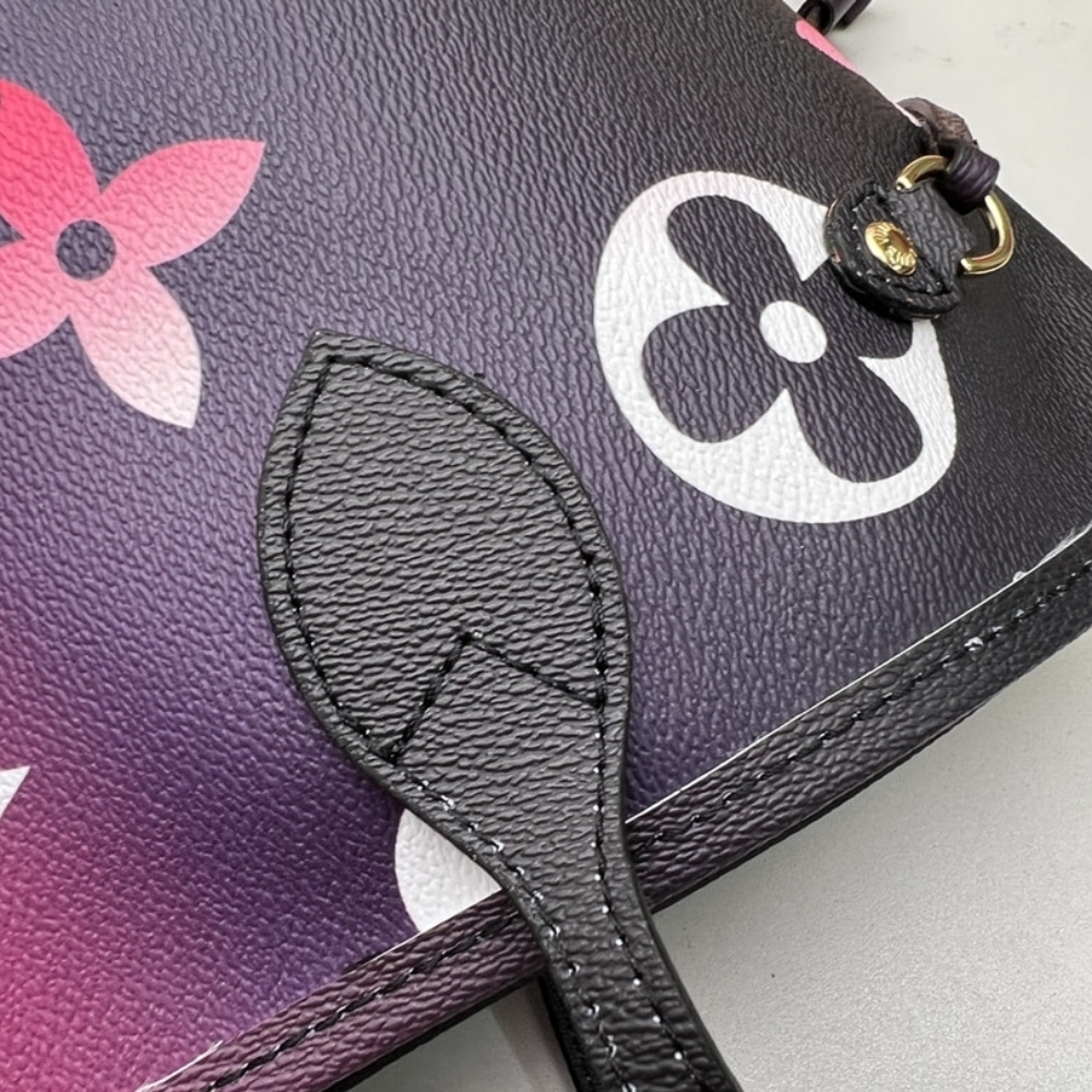 Louis Vuitton Neverfull MM Midnight Fuchia 31Cm M20511 - Image 4
