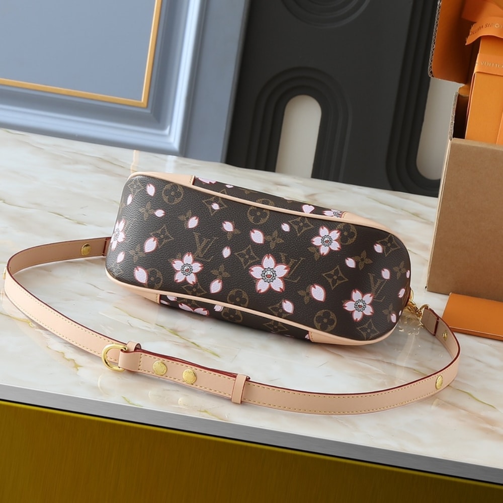Iconic Set: Louis Vuitton X Takashi Murakami Boulogne Sakura And Victorine Wallet Sakura - Image 5
