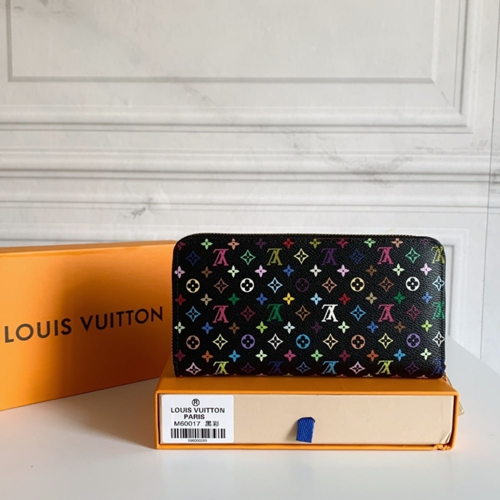 Iconic Set: Louis Vuitton X Takashi Murakami Superflat Neverfull Mm And Zippy Wallet - Image 5