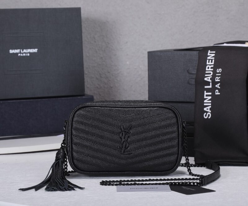 Alternative view of Saint Laurent Lou Camera Bag In Quilted Leather Black 18Cm