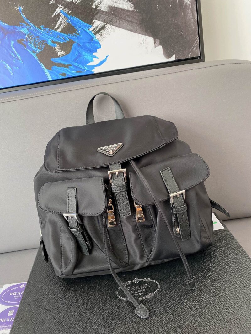 Alternative view of Prada Re Nylon Medium Backpack Black 30Cm 1Bz677 Rv44 F0002 V Ooo