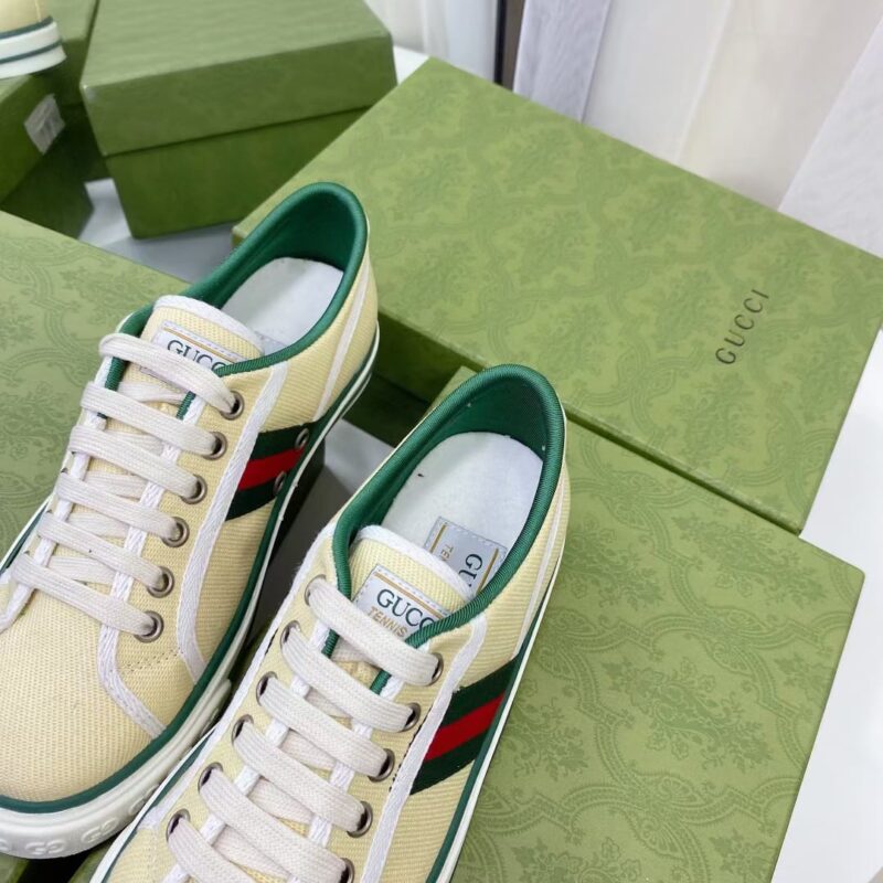 Alternative view of Gucci Women'S Tennis 1977 Sneaker Butter Cotton 606110 Gzo30 9361