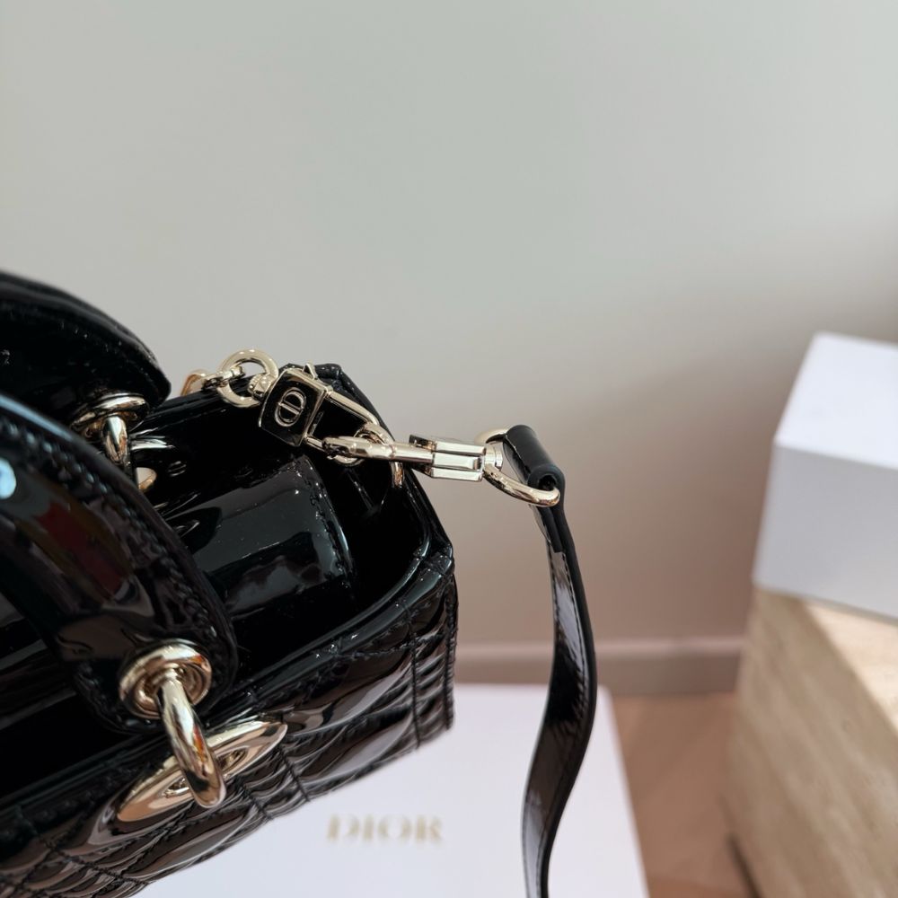 Dior Joy Gold Charm Edition Black 22Cm - Image 5