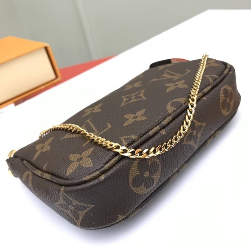 Louis Vuitton Pochette Accessoires Monogram 17Cm With Chain M58009 - Image 3