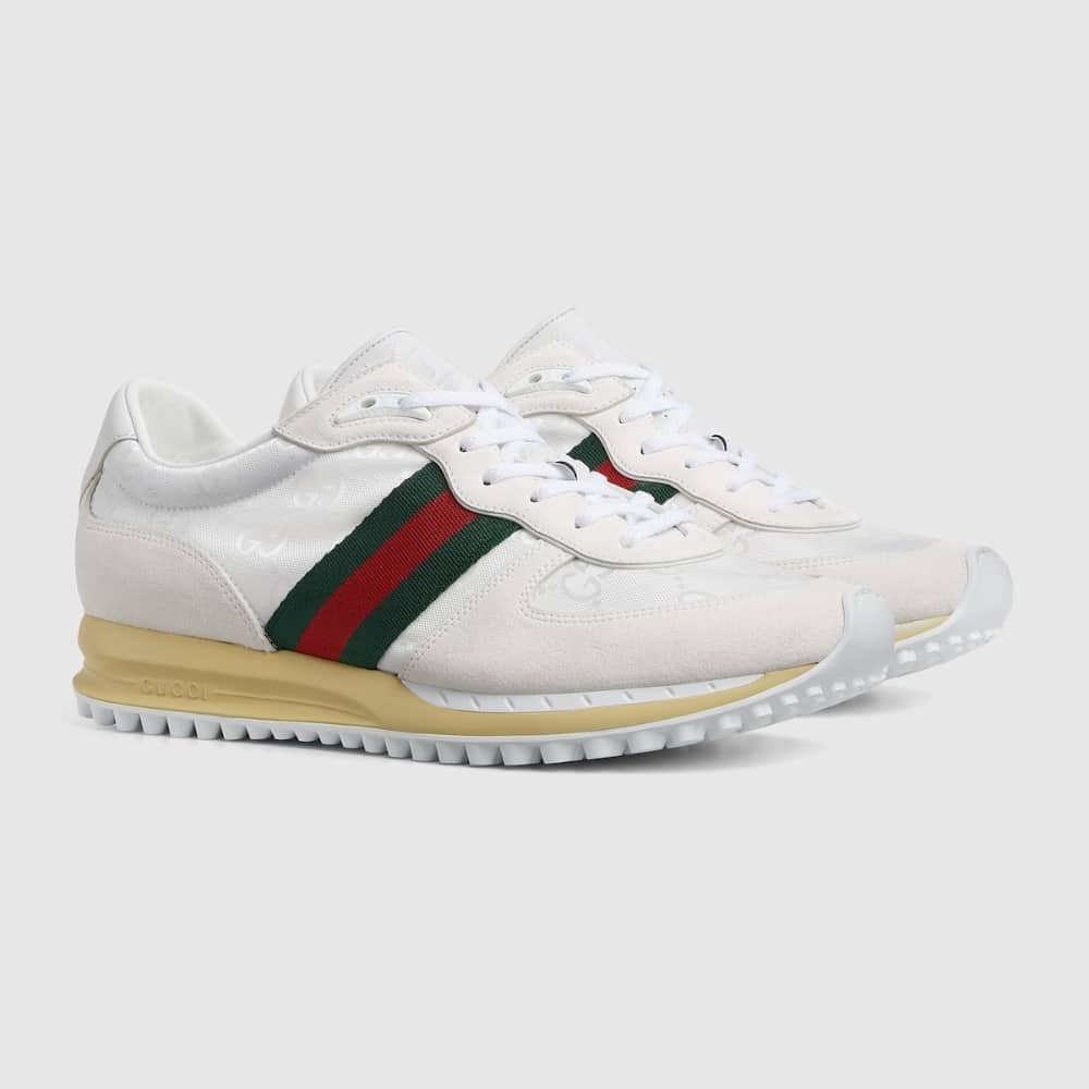 Gucci Men'S Re Motion Sneaker White Original Gg Canvas 832461 Aaew3 9045 - Image 2