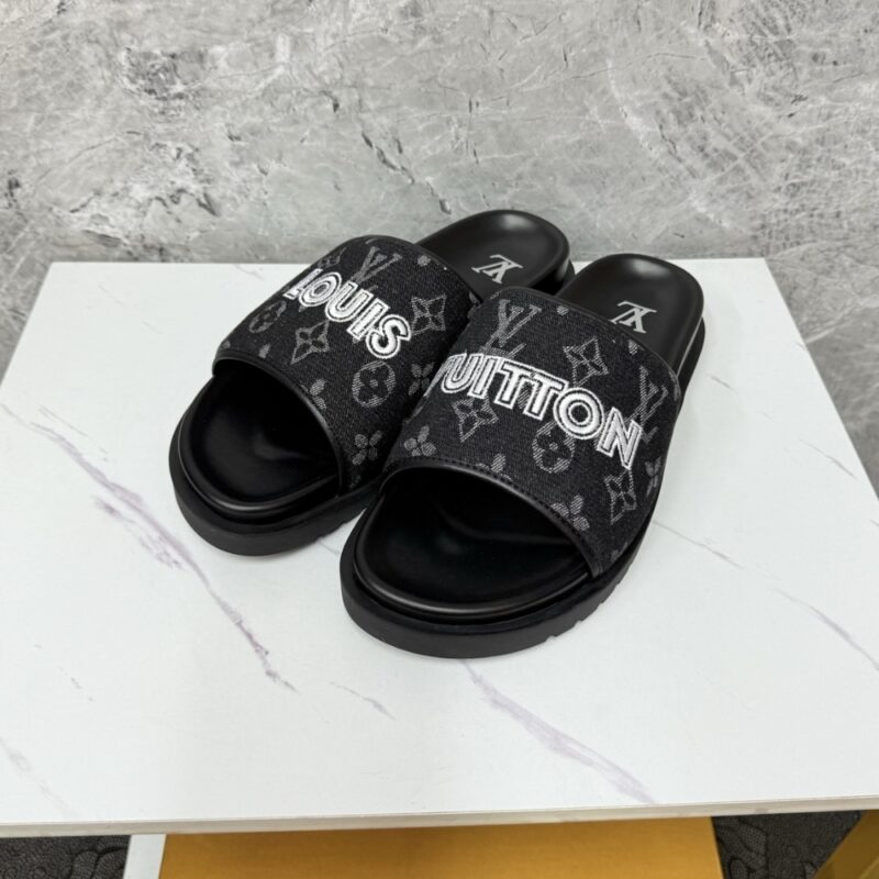Alternative view of Louis Vuitton Miami Mule Denim Black