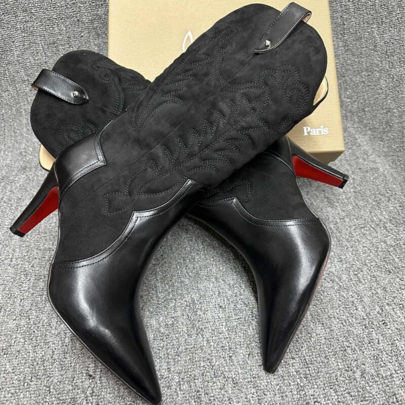 Alternative view of Christian Louboutin Santia Botta 85 Boots Black 3250414Bk01