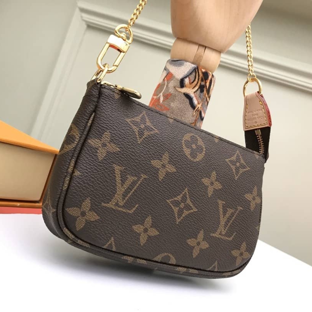 Louis Vuitton Pochette Accessoires Monogram 17Cm With Chain M58009 - Image 4
