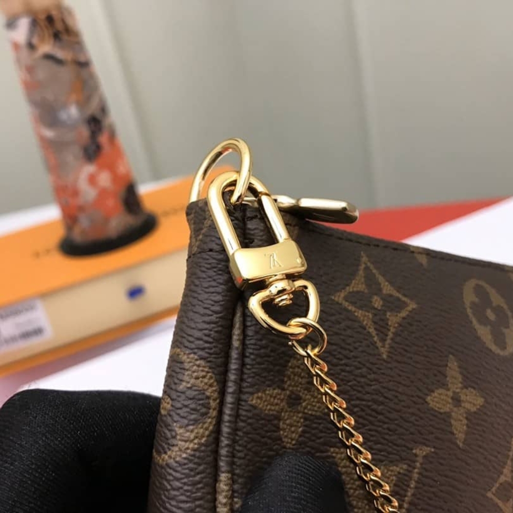 Louis Vuitton Pochette Accessoires Monogram 17Cm With Chain M58009 - Image 5
