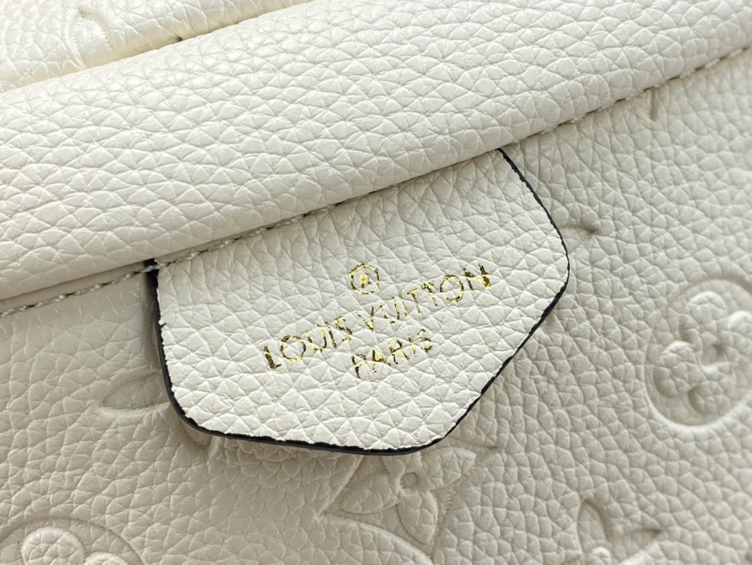 Louis Vuitton Monogram Empreinte Bumbag Creme 37Cm M44836 - Image 7