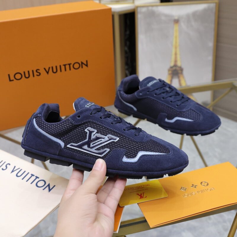 Alternative view of Louis Vuitton Lv Rally Sneaker Navy Blue 1Ahu64